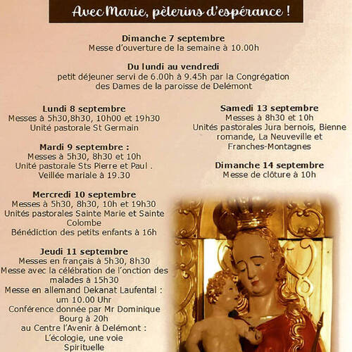 Semaine du Vorbourg 2025